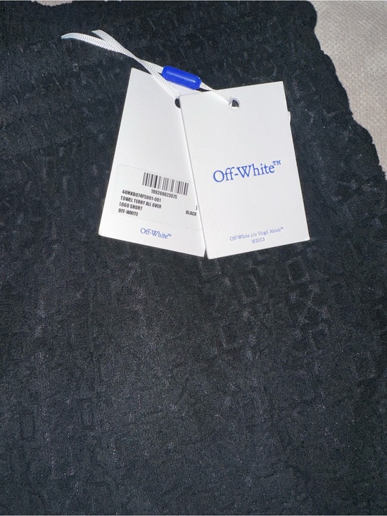 Off-White Other - Off-White Black Textured Logo Shorts with Tag